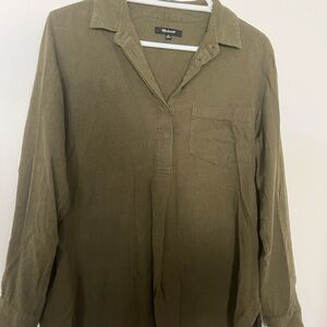 Woman’s Olive Green Shirt by Madewell medium